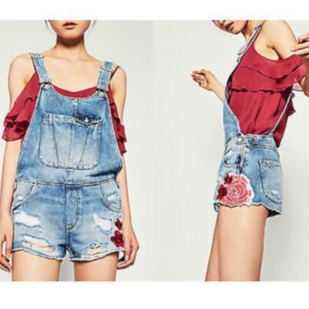 Zara denim jumpsuit - Picture 4 of 4